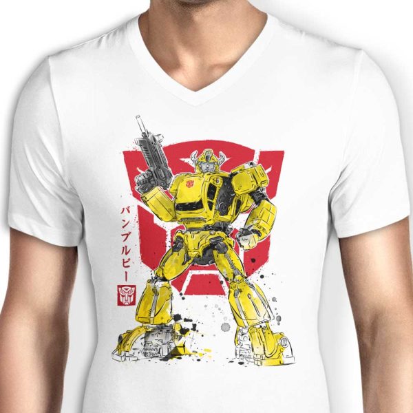 Bumble Sumi-e - Men s V-Neck Online now - Image 4