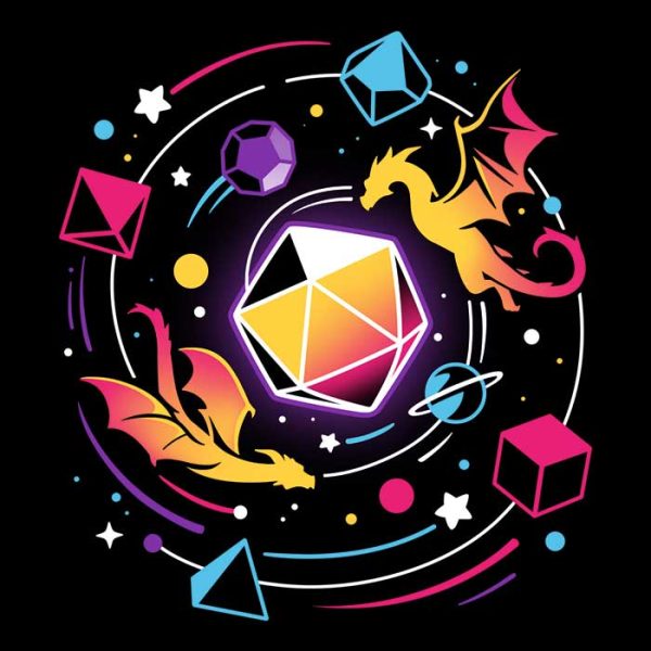 Dragon Dice Solar System - Tote Bag For Cheap - Image 2