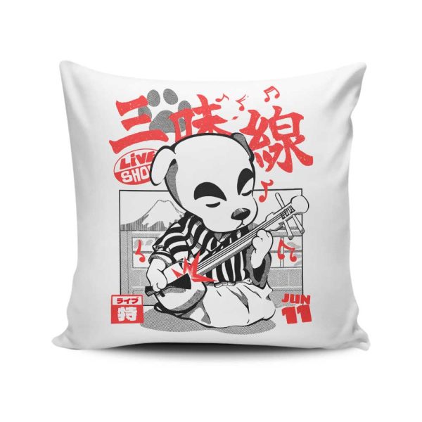 Shamisen Barker - Throw Pillow on Sale