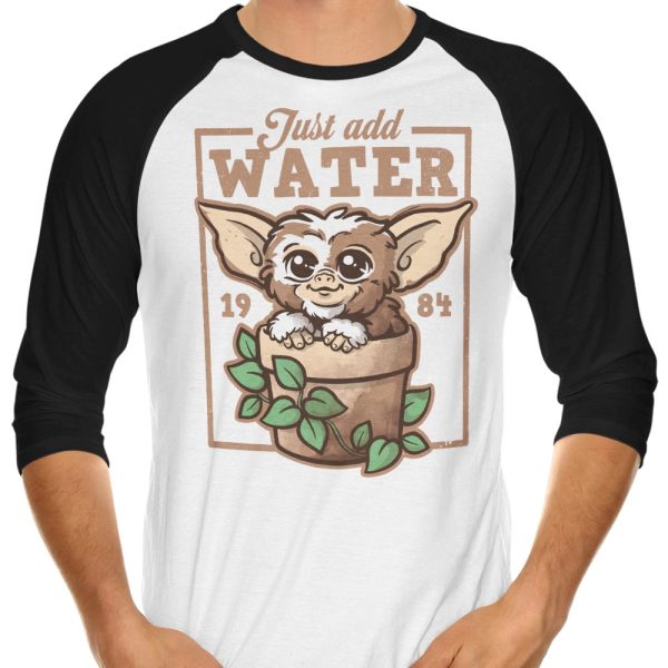 Just Add Water - 3 4 Sleeve Raglan T-Shirt Cheap