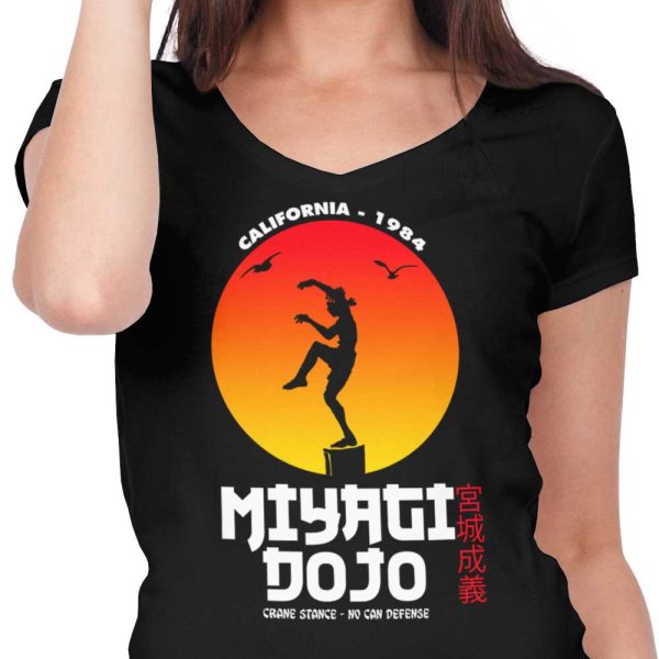 Miyagi Dojo - Women s V-Neck Cheap - Image 4