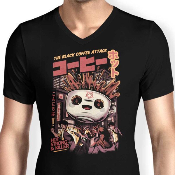 Black Magic Coffee - Men s V-Neck Online - Image 4