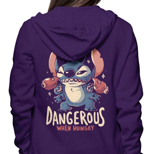 Dangerous When Hungry - Hoodie Sale - Image 4