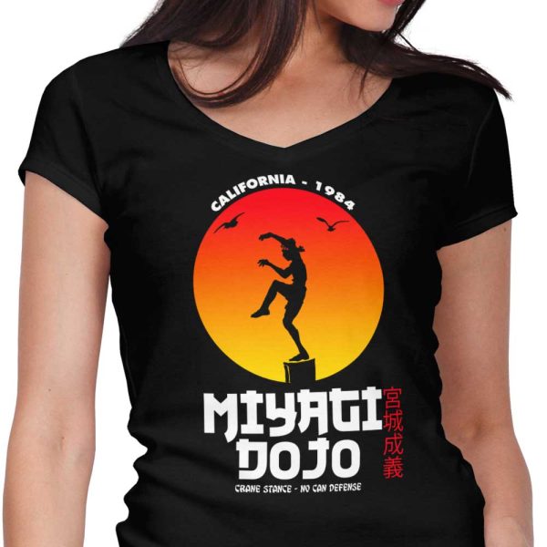 Miyagi Dojo - Women s V-Neck Cheap